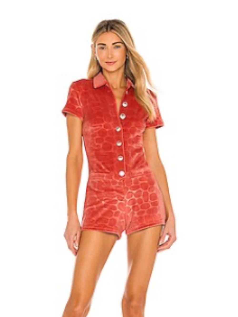 Alexis Pennie Velour Romper